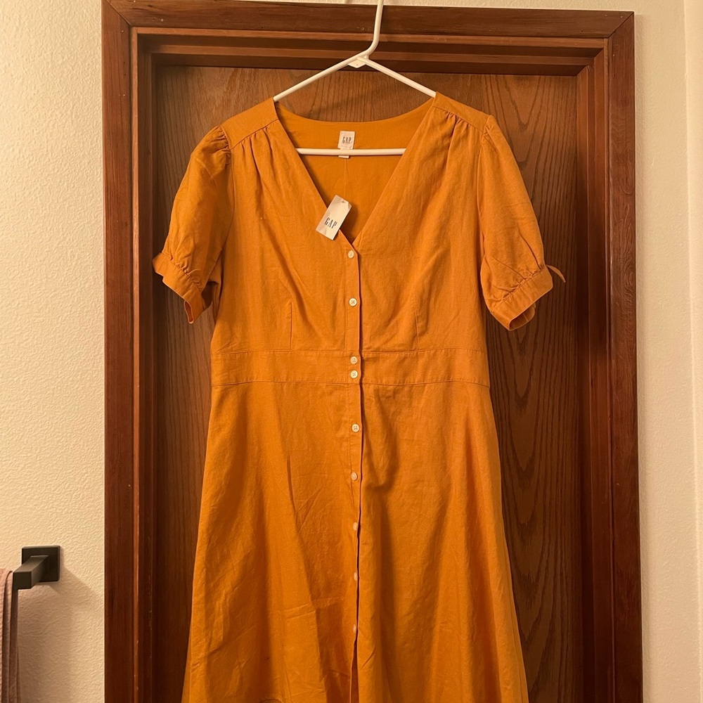 Cotton linen summer dress
